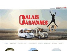 Tablet Screenshot of calaiscaravanes.com